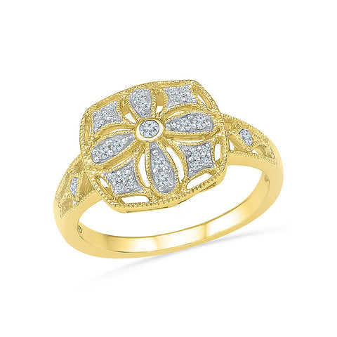 29856 Yellow Luxury Enhancer Diamond Cocktail Ring for women large
